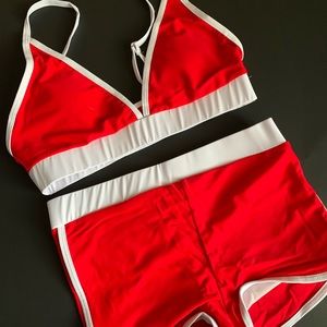 Red swim set